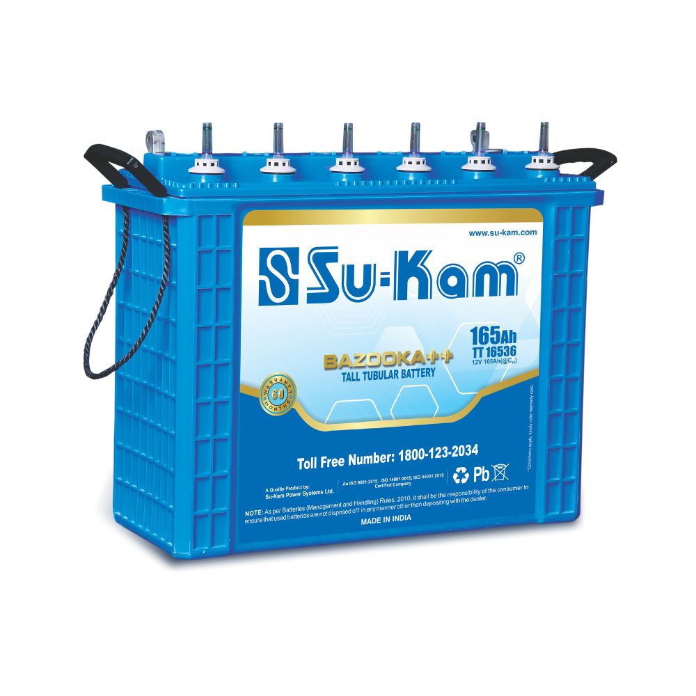Bazooka Tall Tubular Battery - 165AH