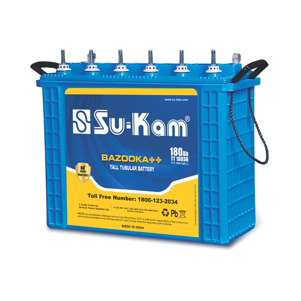 Bazooka Tall Tubular Battery - 180AH